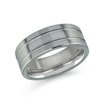 8mm Tungsten Wedding Band