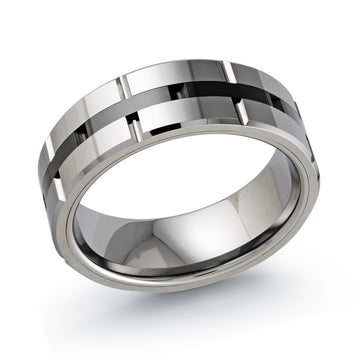 8mm Tungsten Wedding Band