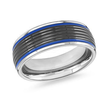 8mm Tungsten Wedding Band