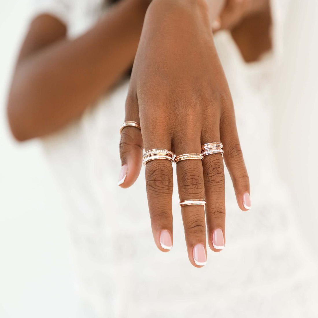 Virtue RGV - Stackable Rose Gold Meditation Ring