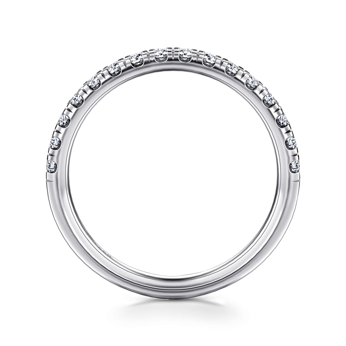14K White Gold Diamond Matching Wedding Band