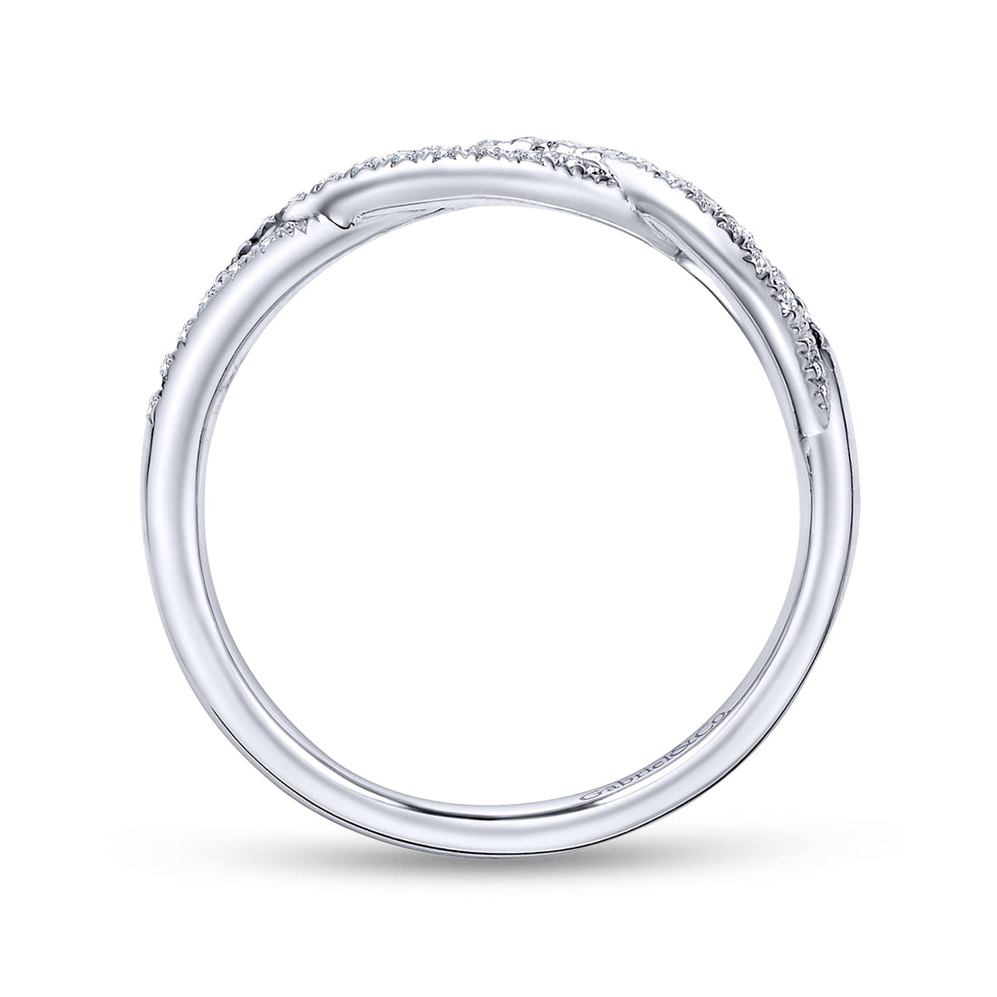 14K White Gold Matching Wedding Band