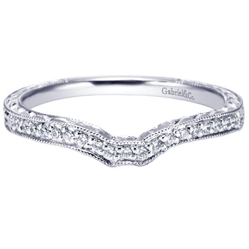 14K White Gold   Matching Wedding Band
