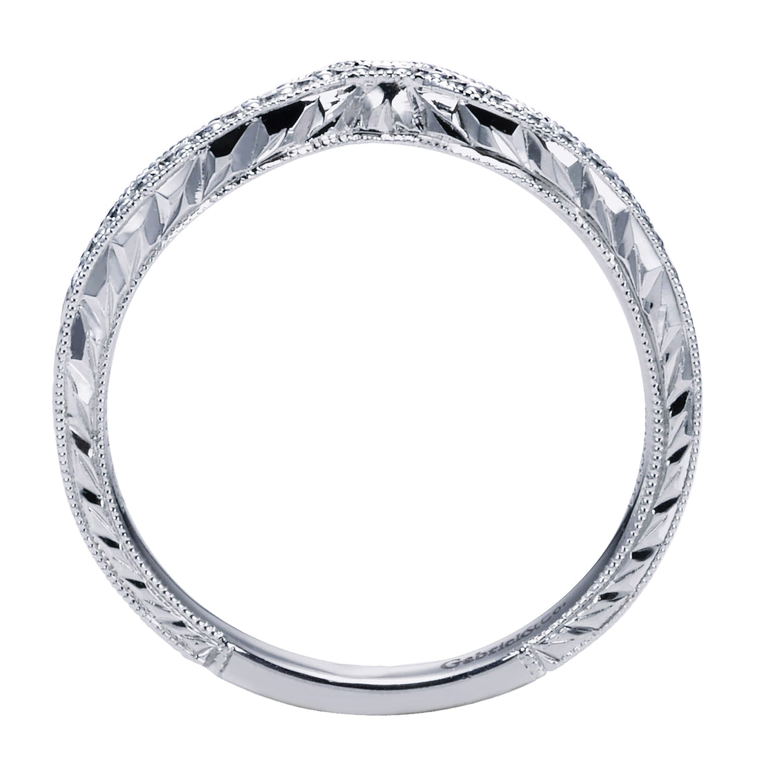 14K White Gold   Matching Wedding Band