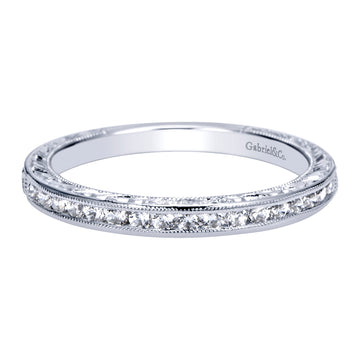 14K White Gold   Matching Wedding Band