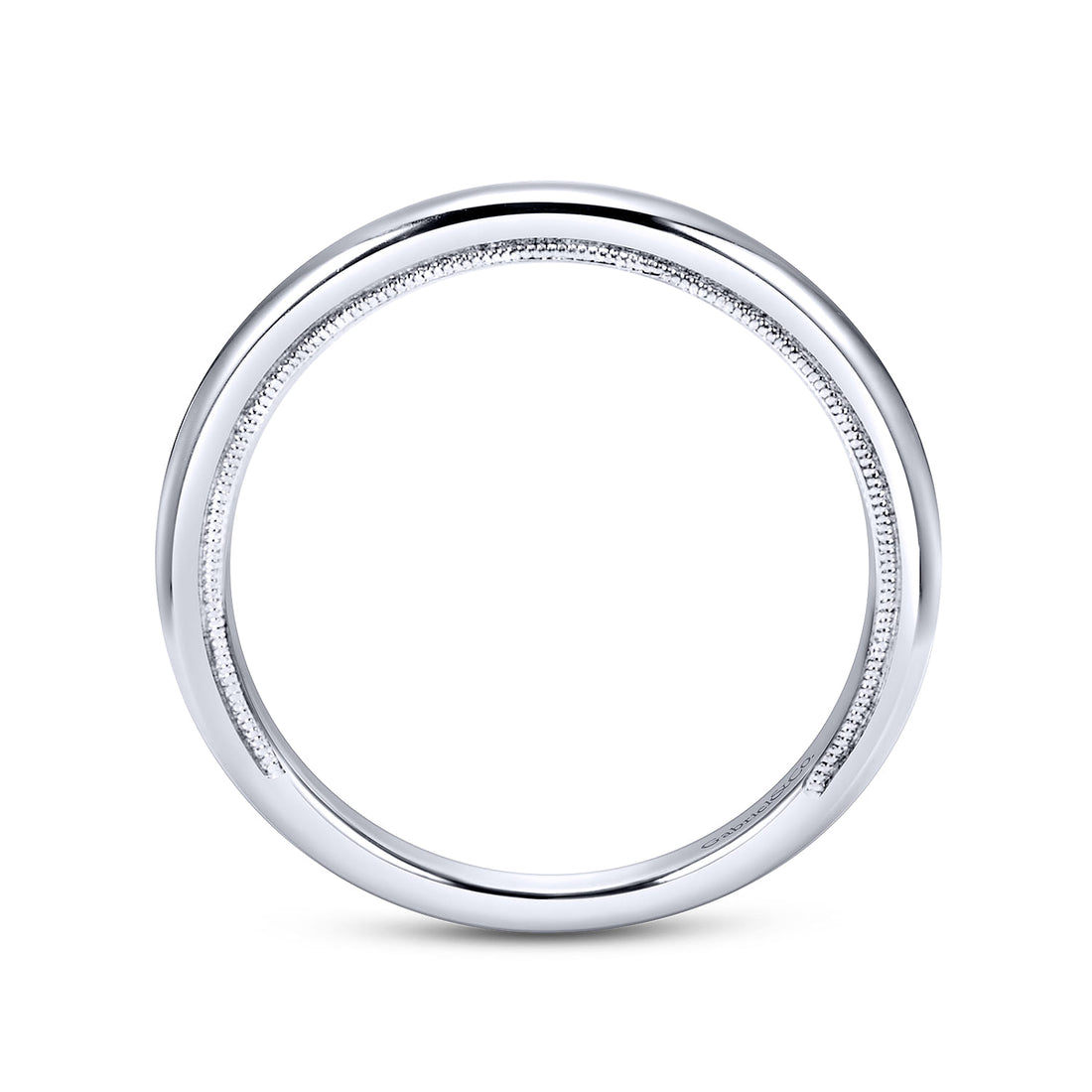 14K White Gold Matching Wedding Band