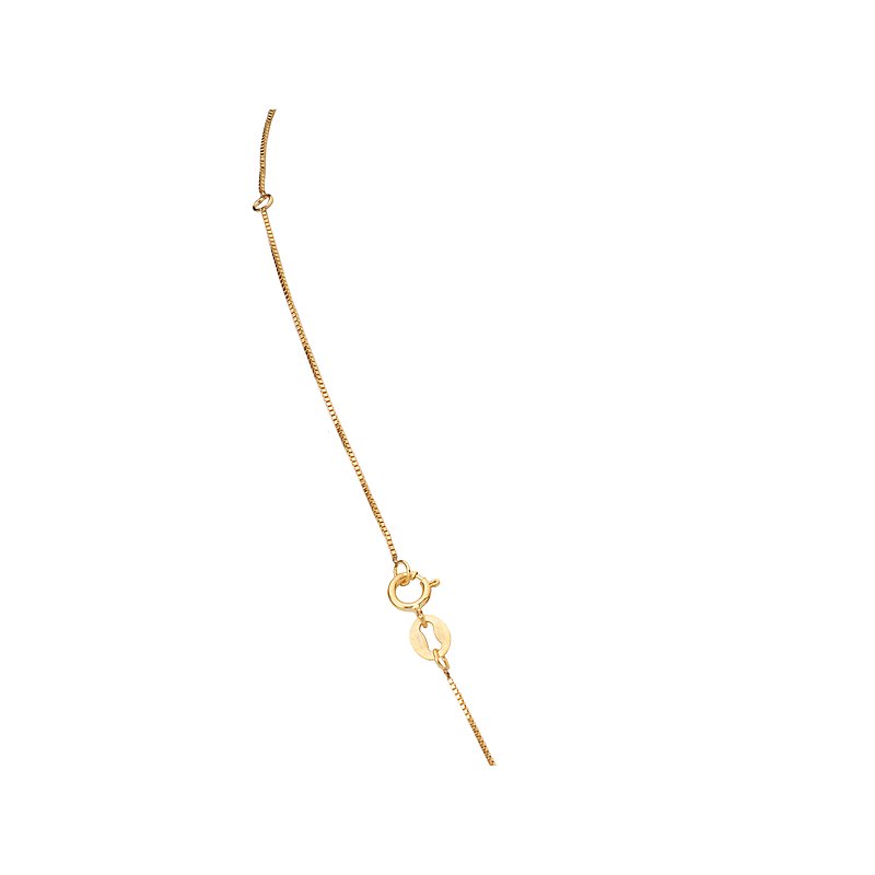 14kt Gold Italian Spinel Bead Necklace