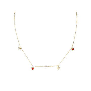 Italian 14kt Gold Heart Necklace