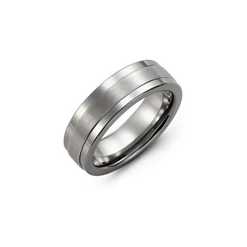 Plain Satin Finish Gold Wedding Band