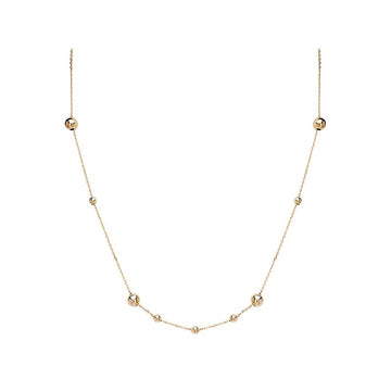 Italian 14kt Bead Necklace