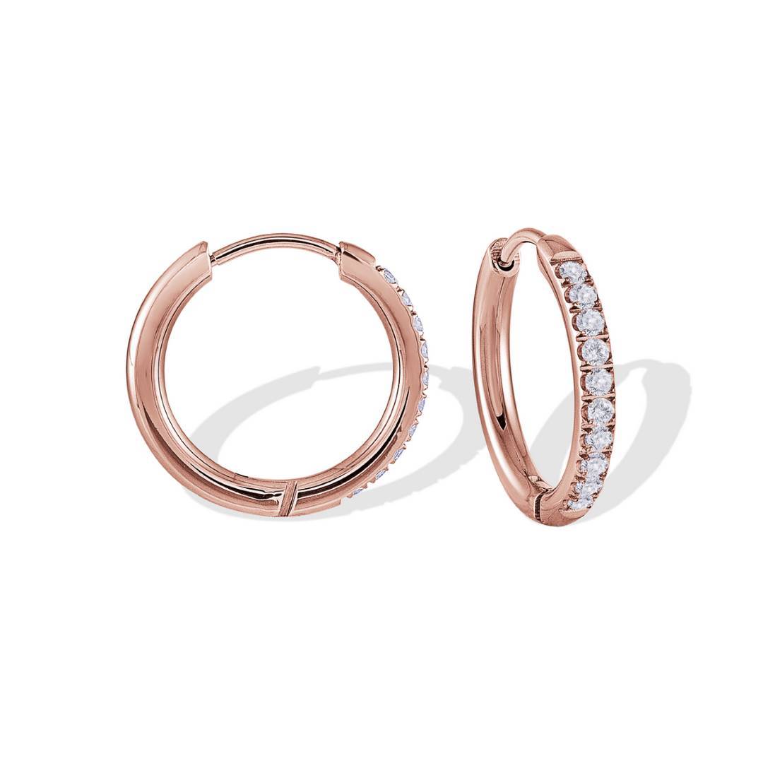 17.5mm Eternity Hoops