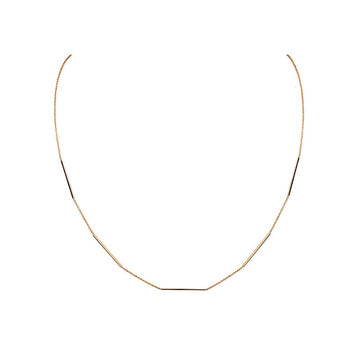 Italian 14kt Gold Bar Necklace