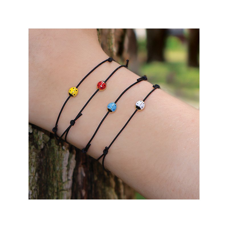 Italian 14kt Yellow Ladybug Bracelet