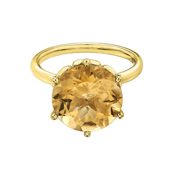 Citrine Ladies Ring