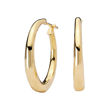 Italian 14kt Hoop Earrings