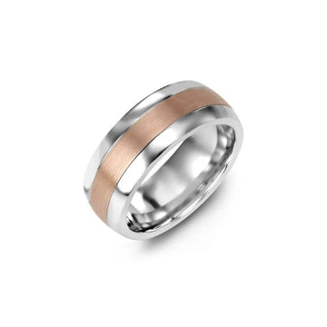 Plain Dome Brush Wedding Band