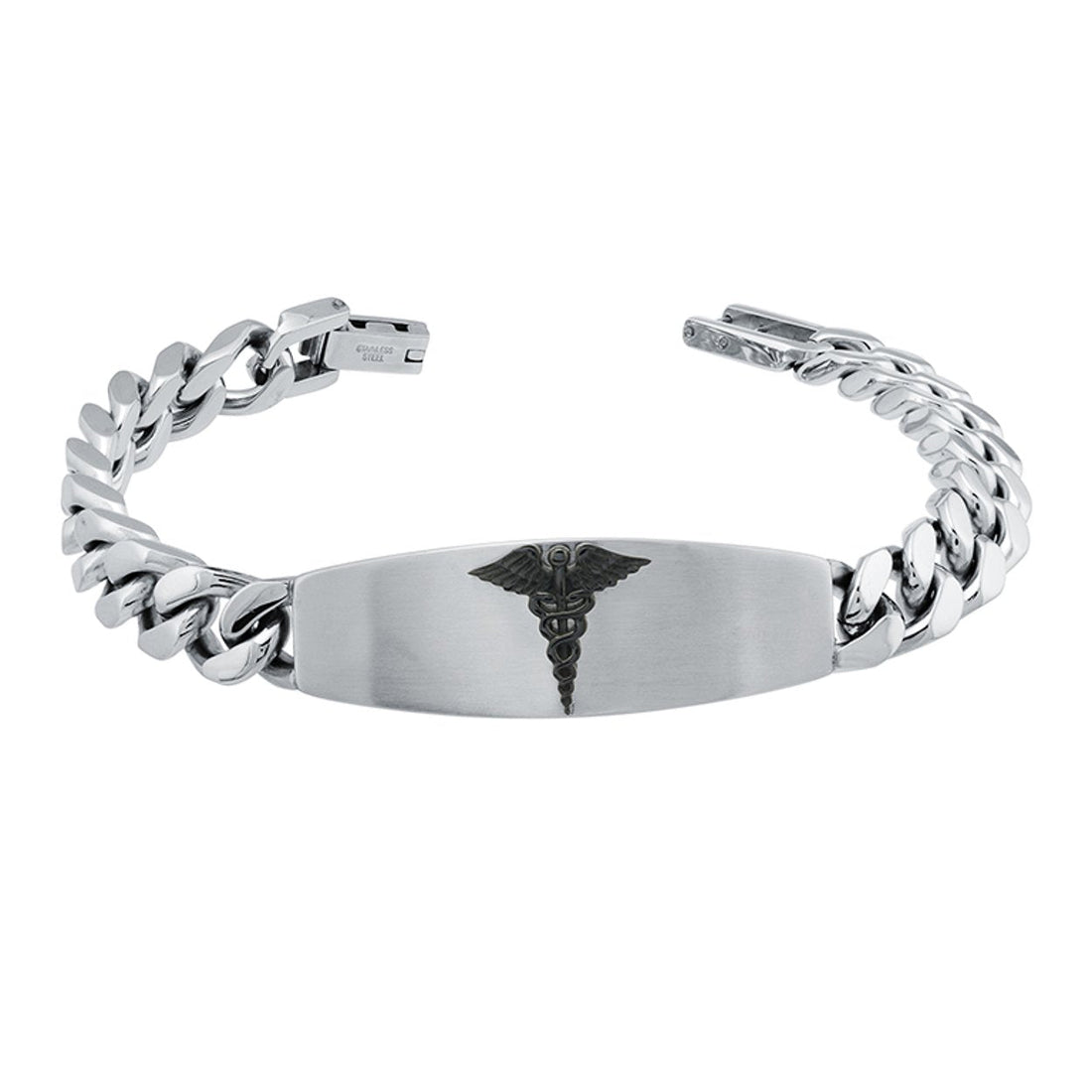 9.5mm Curb Link Medic Alert Bracelet