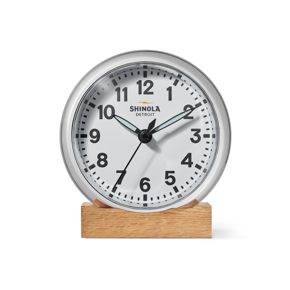 6" Runwell Clock - White